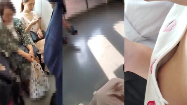 Ngintip Pentil Toket Penumpang KRL Cantik Diam-Diam