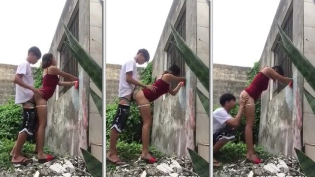 Pasangan Tengil Nyodok Di Tempat Sampah